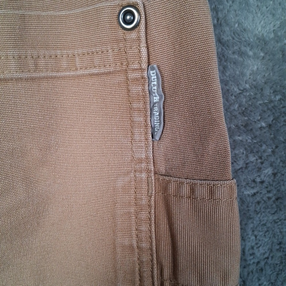 Duluthflex Fire Hose Relaxed Fit Cargo Pants Men 36x32 Brown Heavy-duty Canvas - Picture 6 of 7